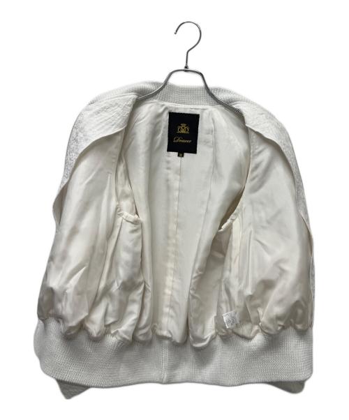DRAWER（ドゥロワー）DRAWER (ドゥロワー) パフィージャガードブルゾン ホワイト サイズ:３６の古着・服飾アイテム