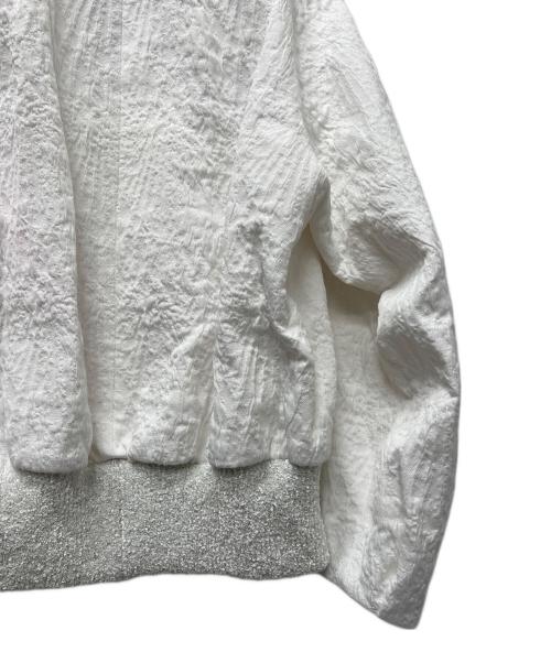 DRAWER（ドゥロワー）DRAWER (ドゥロワー) パフィージャガードブルゾン ホワイト サイズ:３６の古着・服飾アイテム