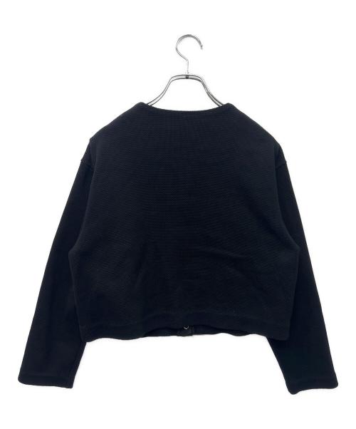 BALLSEY（ボールジィ）BALLSEY (ボールジィ) ノーカラージャケット ブラック サイズ:３６の古着・服飾アイテム