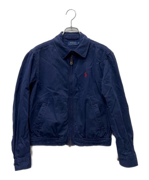 POLO RALPH LAUREN（ポロ・ラルフローレン）POLO RALPH LAUREN (ポロ・ラルフローレン) ダブルジップブルゾン ネイビー サイズ:ＸＳの古着・服飾アイテム