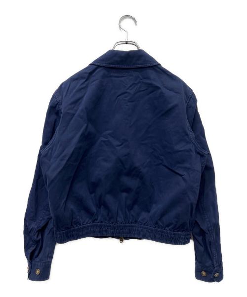POLO RALPH LAUREN（ポロ・ラルフローレン）POLO RALPH LAUREN (ポロ・ラルフローレン) ダブルジップブルゾン ネイビー サイズ:ＸＳの古着・服飾アイテム