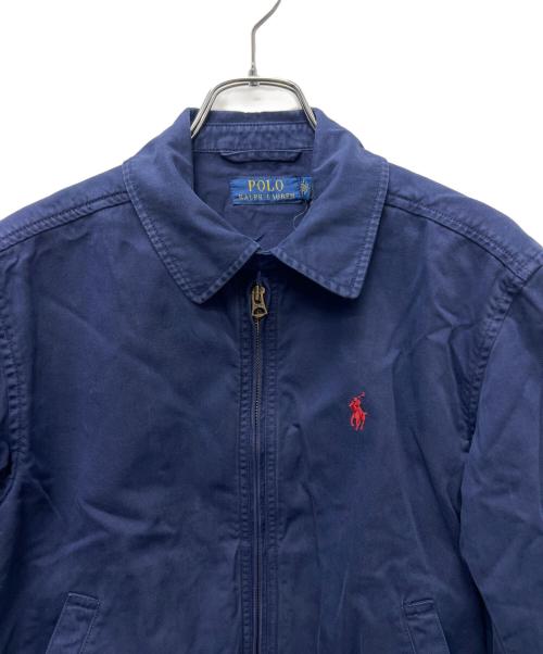 POLO RALPH LAUREN（ポロ・ラルフローレン）POLO RALPH LAUREN (ポロ・ラルフローレン) ダブルジップブルゾン ネイビー サイズ:ＸＳの古着・服飾アイテム