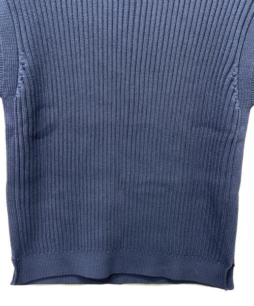 DRAWER（ドゥロワー）DRAWER (ドゥロワー) ニットベスト ブルー サイズ:不明の古着・服飾アイテム