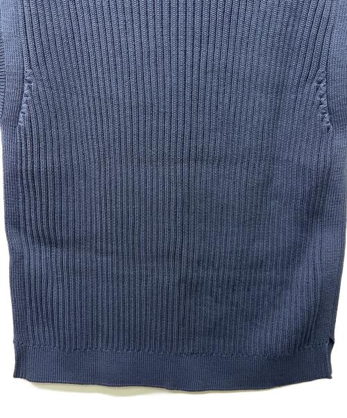 DRAWER（ドゥロワー）DRAWER (ドゥロワー) ニットベスト ブルー サイズ:不明の古着・服飾アイテム