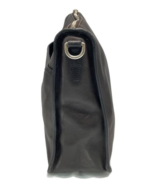 LOEWE（ロエベ）LOEWE (ロエベ) レザーショルダーバッグ ブラウンの古着・服飾アイテム