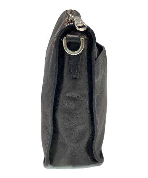 LOEWE（ロエベ）LOEWE (ロエベ) レザーショルダーバッグ ブラウンの古着・服飾アイテム