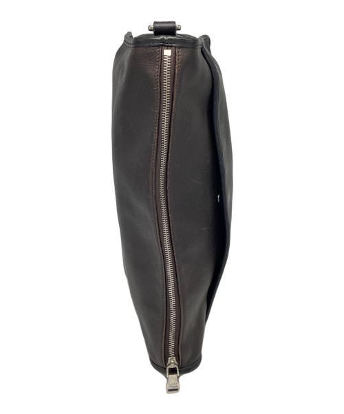 LOEWE（ロエベ）LOEWE (ロエベ) レザーショルダーバッグ ブラウンの古着・服飾アイテム