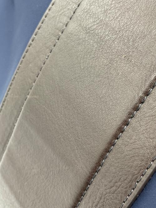 COACH（コーチ）COACH (コーチ) 2WAYバッグ ネイビー×ブラウンの古着・服飾アイテム