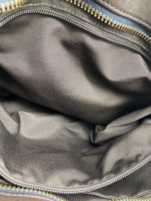 COACH（コーチ）COACH (コーチ) 2WAYバッグ ネイビー×ブラウンの古着・服飾アイテム