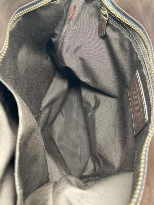 COACH（コーチ）COACH (コーチ) 2WAYバッグ ネイビー×ブラウンの古着・服飾アイテム