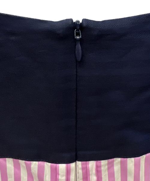 partow（パルトウ）partow (パルトウ) クレイジーパターンプルオーバー ホワイト×ネイビー サイズ:２の古着・服飾アイテム