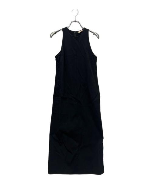 BACCA（バッカ）BACCA (バッカ) コットンピケ タンクトップドレス ワンピース ブラック サイズ:３４の古着・服飾アイテム