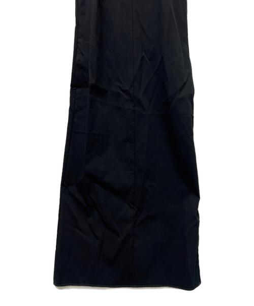 BACCA（バッカ）BACCA (バッカ) コットンピケ タンクトップドレス ワンピース ブラック サイズ:３４の古着・服飾アイテム