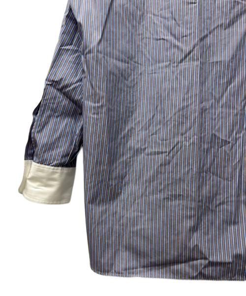 Cbarvet（シャルベ）Cbarvet (シャルベ) 長袖シャツ ブルー×グレー サイズ:１４の古着・服飾アイテム