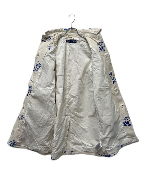 POLO RALPH LAUREN（ポロ・ラルフローレン）POLO RALPH LAUREN (ポロ・ラルフローレン) ステンカラーコート アイボリー サイズ:XXSの古着・服飾アイテム