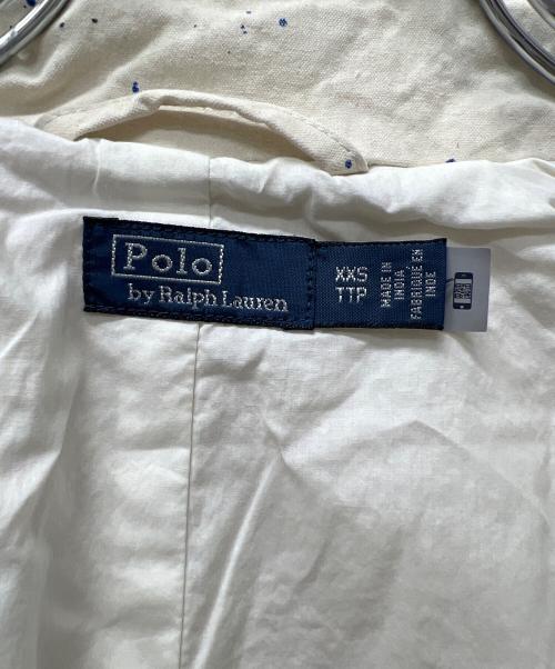 POLO RALPH LAUREN（ポロ・ラルフローレン）POLO RALPH LAUREN (ポロ・ラルフローレン) ステンカラーコート アイボリー サイズ:XXSの古着・服飾アイテム
