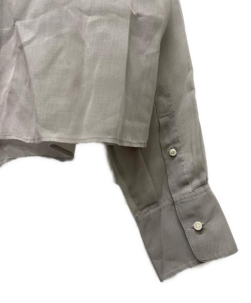 DRESSTERIOR（ドレステリア）DRESSTERIOR (ドレステリア) シアークロップドシャツ グレー サイズ:３４の古着・服飾アイテム