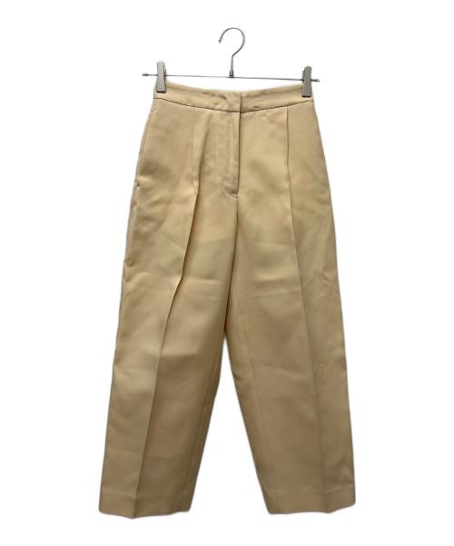 JIL SANDER（ジルサンダー）JIL SANDER (ジルサンダー) タックパンツ ベージュ サイズ:３２の古着・服飾アイテム