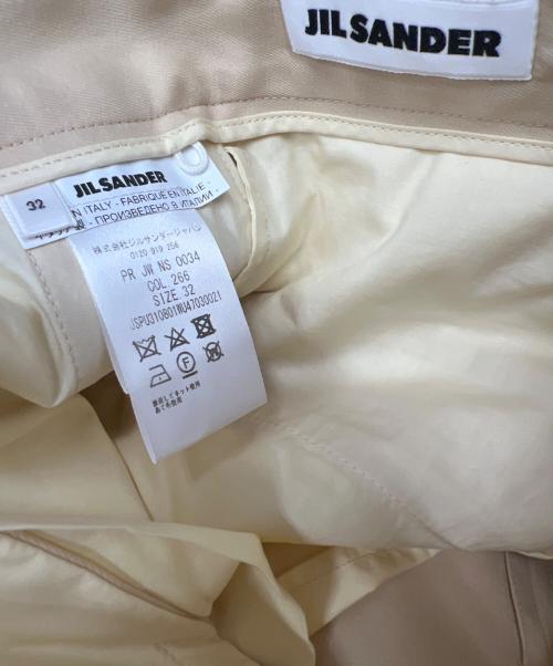 JIL SANDER（ジルサンダー）JIL SANDER (ジルサンダー) タックパンツ ベージュ サイズ:３２の古着・服飾アイテム
