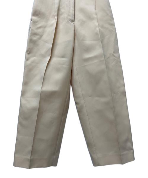 JIL SANDER（ジルサンダー）JIL SANDER (ジルサンダー) タックパンツ ベージュ サイズ:３２の古着・服飾アイテム