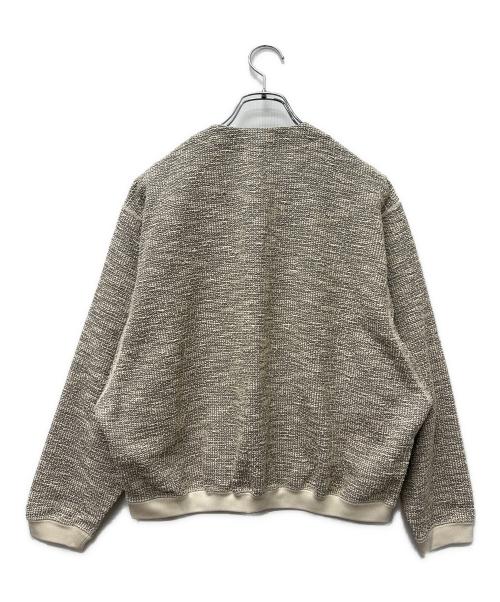 DRAWER（ドゥロワー）DRAWER (ドゥロワー) ラメカノコスナップ カーディガン ベージュ サイズ:1の古着・服飾アイテム