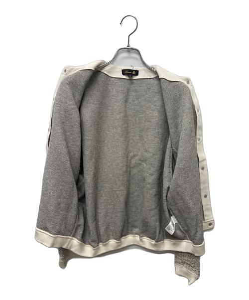 DRAWER（ドゥロワー）DRAWER (ドゥロワー) ラメカノコスナップ カーディガン ベージュ サイズ:1の古着・服飾アイテム