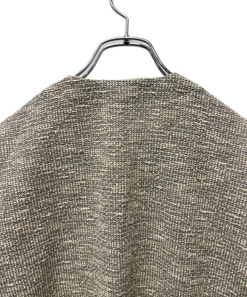DRAWER（ドゥロワー）DRAWER (ドゥロワー) ラメカノコスナップ カーディガン ベージュ サイズ:1の古着・服飾アイテム