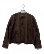 JIL SANDER+ジルサンダープラス）の古着「クロップドシャツ」｜ブラウン
