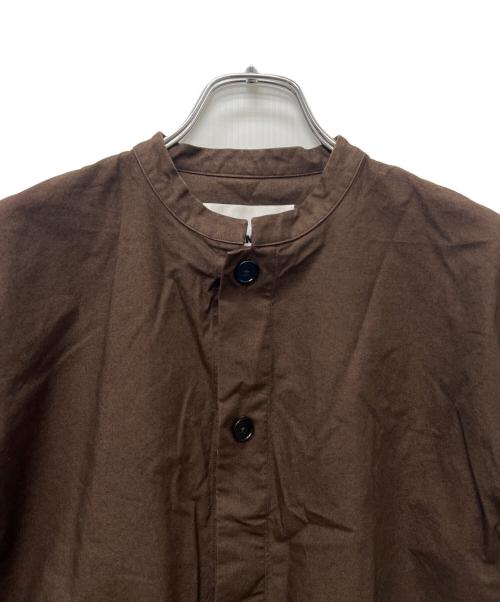JIL SANDER+（ジルサンダープラス）JIL SANDER+ (ジルサンダープラス) クロップドシャツ ブラウン サイズ:３２の古着・服飾アイテム