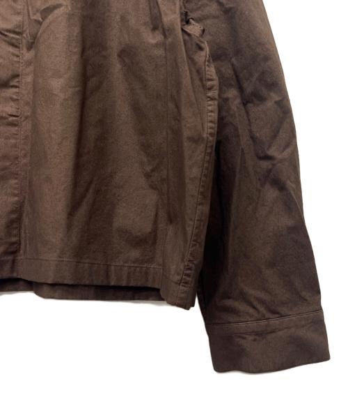 JIL SANDER+（ジルサンダープラス）JIL SANDER+ (ジルサンダープラス) クロップドシャツ ブラウン サイズ:３２の古着・服飾アイテム