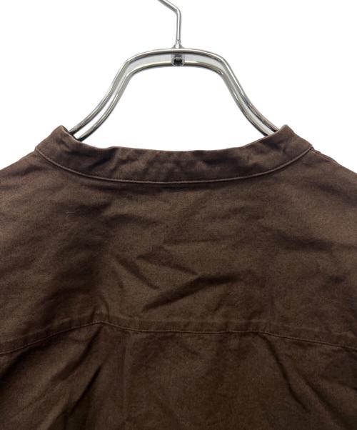 JIL SANDER+（ジルサンダープラス）JIL SANDER+ (ジルサンダープラス) クロップドシャツ ブラウン サイズ:３２の古着・服飾アイテム