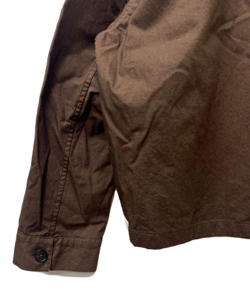 JIL SANDER+（ジルサンダープラス）JIL SANDER+ (ジルサンダープラス) クロップドシャツ ブラウン サイズ:３２の古着・服飾アイテム