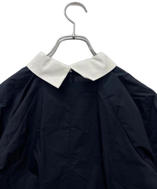 DRESSTERIOR（ドレステリア）DRESSTERIOR (ドレステリア) 2WAY バルーンスリーブブラウス ネイビー サイズ:３４の古着・服飾アイテム