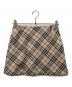 BURBERRY BLUE LABEL（バーバリー ブルー レーベル）の古着「ミニスカート」｜ベージュ