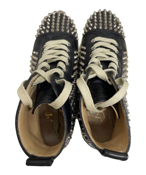 Christian Louboutin（クリスチャン・ルブタン）Christian Louboutin (クリスチャン・ルブタン) スパイクスニーカー ブラック サイズ:SIZE 40の古着・服飾アイテム