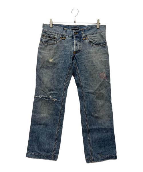 DOLCE & GABBANA（ドルチェ＆ガッバーナ）DOLCE & GABBANA (ドルチェ＆ガッバーナ) デニムパンツ インディゴ サイズ:４６の古着・服飾アイテム