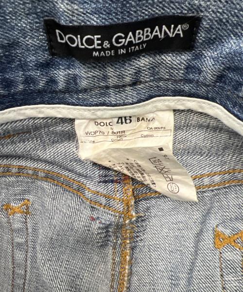 DOLCE & GABBANA（ドルチェ＆ガッバーナ）DOLCE & GABBANA (ドルチェ＆ガッバーナ) デニムパンツ インディゴ サイズ:４６の古着・服飾アイテム