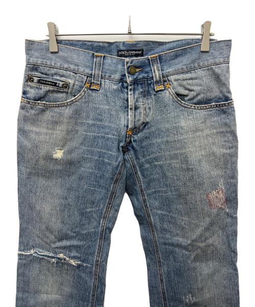 DOLCE & GABBANA（ドルチェ＆ガッバーナ）DOLCE & GABBANA (ドルチェ＆ガッバーナ) デニムパンツ インディゴ サイズ:４６の古着・服飾アイテム