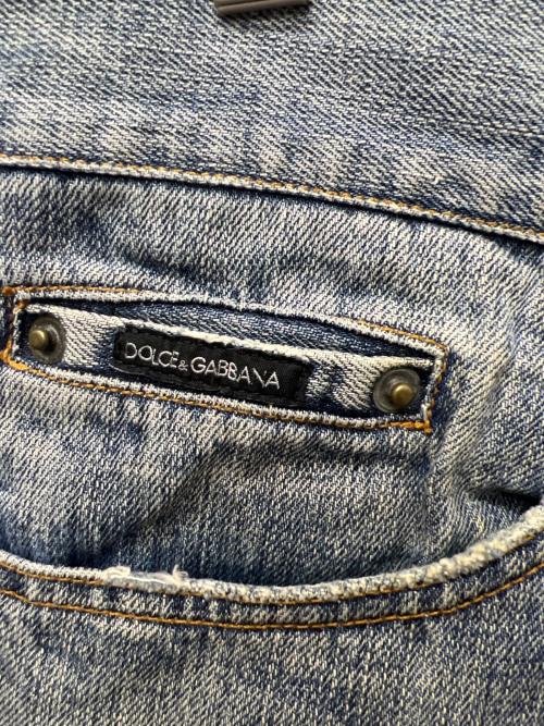 DOLCE & GABBANA（ドルチェ＆ガッバーナ）DOLCE & GABBANA (ドルチェ＆ガッバーナ) デニムパンツ インディゴ サイズ:４６の古着・服飾アイテム