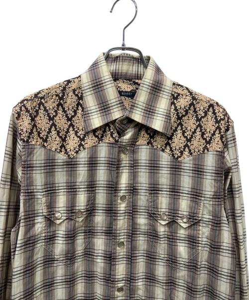 GUCCI（グッチ）GUCCI (グッチ) ウエスタンシャツ ベージュ サイズ:４０の古着・服飾アイテム