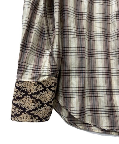 GUCCI（グッチ）GUCCI (グッチ) ウエスタンシャツ ベージュ サイズ:４０の古着・服飾アイテム