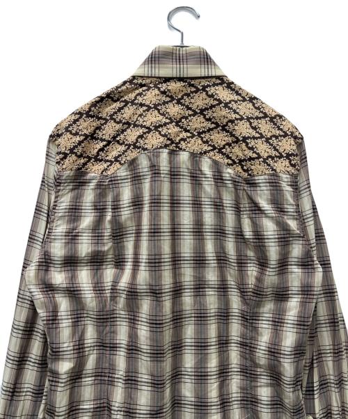 GUCCI（グッチ）GUCCI (グッチ) ウエスタンシャツ ベージュ サイズ:４０の古着・服飾アイテム