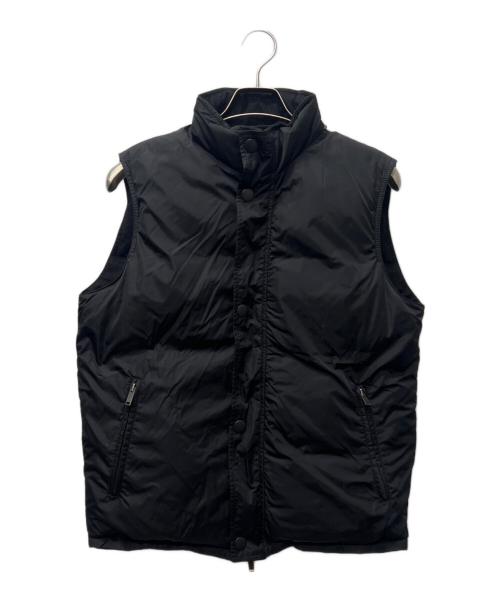 GUCCI（グッチ）GUCCI (グッチ) リバースブルダウンベスト ブラック サイズ:４６の古着・服飾アイテム