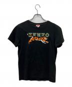 KENZOケンゾー）の古着「刺繍Tシャツ」｜ブラック