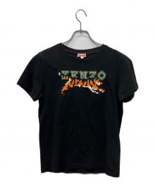 KENZO（ケンゾー）の古着「刺繍Tシャツ」｜ブラック