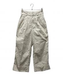 MHL（エムエイチエル）の古着「WA-SHI COTTON PLAINWEAVE」｜アイボリー
