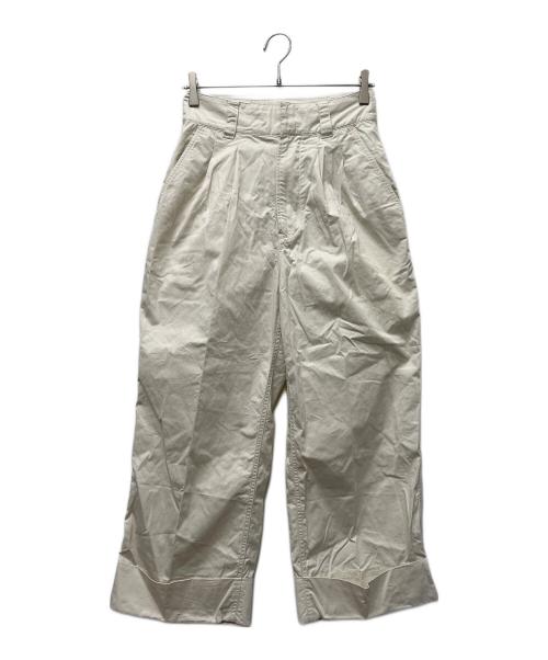 MHL（エムエイチエル）MHL (エムエイチエル) WA-SHI COTTON PLAINWEAVE アイボリー サイズ:Mの古着・服飾アイテム