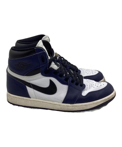 NIKE（ナイキ）NIKE (ナイキ) AIR JORDAN 1 RETRO HIGH OG ネイビー サイズ:cm28の古着・服飾アイテム
