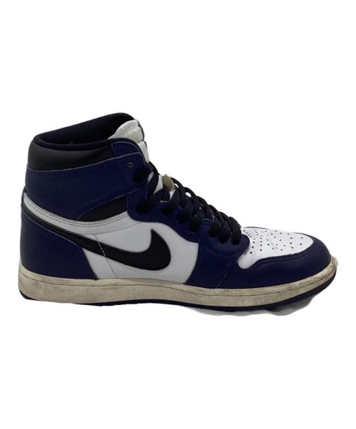 NIKE（ナイキ）NIKE (ナイキ) AIR JORDAN 1 RETRO HIGH OG ネイビー サイズ:cm28の古着・服飾アイテム
