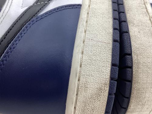 NIKE（ナイキ）NIKE (ナイキ) AIR JORDAN 1 RETRO HIGH OG ネイビー サイズ:cm28の古着・服飾アイテム